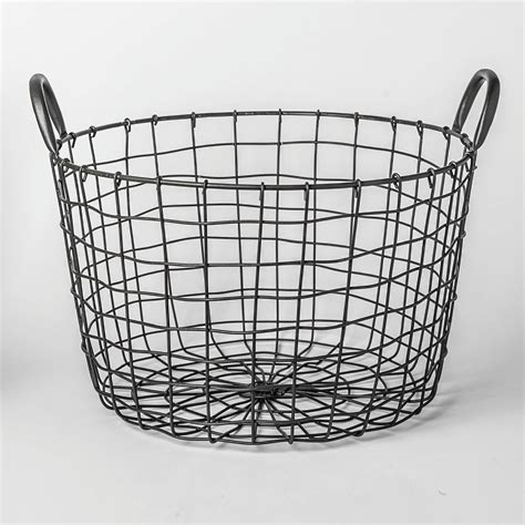 sheet metal basket|large metal basket for blankets.